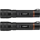 Coast G60R Rechargeable Flashlight Black 2PK - Coast