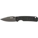 5.11 Braddock Mini Pocket Knife 3" Drop Point D2 Black Blade G-10 Handle Black - 5.11