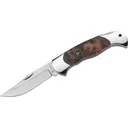 Boker Scout Thuja Pocket Knife 3.15" Satin Clip Point N690 Steel Blade Wood Handle - Boker Knives