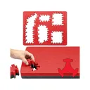 Eylar Ragar Crosslinked Foam Insert for Hard Cases 21.75" x 17" Red - Eylar