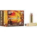 Federal Fusion 500 S&W Magnum Ammo 325 Grain Jacketed Hollow Point Case of 200 (10 Boxes of 20) - Federal Premium