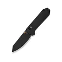CIVIVI Yonder Pocket Knife 2.88" Wharncliffe Sandvik 14C28N Black Stonewash Blade Burlap Micarta Handle Black - CIVIVI Knives