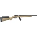Ruger American Rimfire Bolt Action Rifle 22 Winchester Magnum Rimfire (WMR) 16" Matte Threaded Barrel Matte Frame Flat Dark Earth Field Stock - Ruger