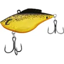 Bill Lewis Knockin' Hammer Trap 3/8 oz Lipless Crankbait Gold Black Splatter Back Orange Belly - Bill Lewis