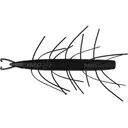 Big Bite Baits Fuzzy Scentsation Stick 4" Soft Stickbait Black - Big Bite Baits