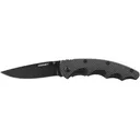Coast LX315 Talon Pocket Knife 3.25" Drop Point 7Cr17MoV Black Blade Nylon Handle Black - Coast