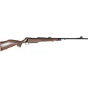 Weatherby Mark V Frontier Bolt Action Rifle 257 Weatherby Magnum 24" Graphite Black Threaded Barrel Graphite Black Frame Walnut Monte Carlo Stock - Weatherby