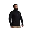 Born Primitive Men's Ridgeline 165 Quarter Zip Hoodie Black 2XL - Born Primitive