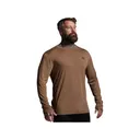 Born Primitive Men's Ridgeline 165 Long Sleeve Base Layer Shirt Coyote Brown Medium - Born Primitive
