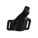 Galco Silhouette High Ride OWB Holster Right Hand Glock 17, 19, 22, 23, 26, 27, 31, 32, 33, 34, 35, 45, 47 Leather Black - Galco