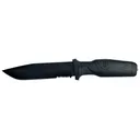 Smith & Wesson Search & Rescue Fixed Blade Knife 6" Black Drop Point Partially Serrated 8Cr13MoV Stainless Steel Blade Rubber Handle Black - Smith & Wesson