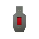 Challenge Targets IPSC A-C Zone Flapper Rifle Target AR500 Steel - Challenge Targets