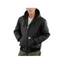 Carhartt Men's J140 Loose Fit Firm Duck Insulated Active Jacket Black Large - Carhartt