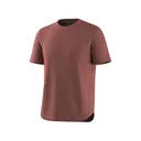 Smartwool Men's Active Mesh Short Sleeve Crew Neck T Shirt Burnt Sienna Heather Medium - Smartwool
