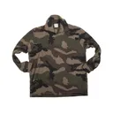 Military Surplus French Quarter Zip Fleece Pullover Grade 1 CCE Camo XL - Military Surplus