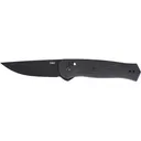 CRKT Sero Pocket Knife 3.02" Drop Point CPM S35VN Black Titanium Nitride Blade Glass Reinforced Nylon (GRN) Handle Black - CRKT