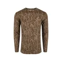 Ol' Tom Men's Performance Long Sleeve Crew Neck Shirt Mossy Oak Bottomland 3XL - Ol' Tom