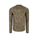 Ol' Tom Men's Early Bird Performance Long Sleeve Crew Neck Shirt Mossy Oak Bottomland XL - Ol' Tom