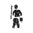 Mil-Tec Men's FR 4 PC Ghillie Suit Night Camo Medium/Large - Mil-Tec