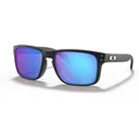 Oakley Men's Holbrook Polarized Sunglasses Matte Black Frame Prizm Sapphire Lens - Oakley
