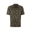 Drake Men's Performance Print Short Sleeve Polo Mossy Oak Original Bottomland Medium - Drake