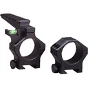 Hawkins Precision Heavy Tactical Offset Level and Top Rail Picatinny 34mm Scope Rings Matte Low - Hawkins Precision