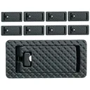 FAB Defense M-LOK Locking Rail Cover 9PK Slim - Fab Defense