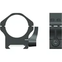 Warne Maxima Horizontal QD Picatinny Scope Rings 30mm High Matte Black - Warne Scope Mounts