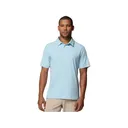 Columbia Men's PFG Solar Stream II Short Sleeve Polo Marine Light XL - Columbia