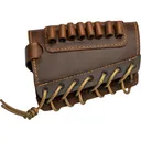 1791 Gunleather Butt Cuff Ammo Holder Lever Action 38, 357 Pistol Leather Brown - 1791 Gunleather