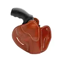1791 Gunleather Revolver OWB Holster Right Hand Smith & Wesson 629 3", 329 3", 29 3", Ruger Super Redhawk Alaskan Leather Brown - 1791 Gunleather
