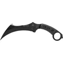 TOPS Knives TAC-TOPS Karambit Fixed Blade Knife 7.13" Karambit 1095 Black Traction Blade Canvas Micarta Handle Black - TOPS Knives