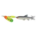 Mepps Comet Mino Inline Spinner 3" with Shad Mino Hot Firetiger Blade 7/16 oz - Mepps