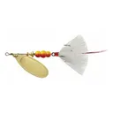 Mepps Aglia Dressed Inline Spinner 1/3oz White Tail Gold Blade - Mepps