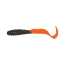Mister Twister Meeny Curly Tail 3" Grub Brown/Orange Tail 20PK - Mister Twister