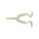 Mister Twister Double Tail 4" Grub White Pearl 10PK - Mister Twister