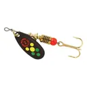 Mepps Aglia Black Fury Plain Inline Spinner Black & Hot Firetiger 1/6 oz - Mepps