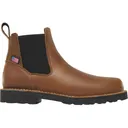 Danner Men's Bull Run Chelsea 6" Waterproof Work Boots Leather Tobacco 14 D - Danner