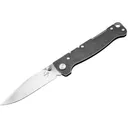 Boker Knives Atlas TS Pocket Knife 2.68" Clip Point D2 Satin Blade Stainless Steel Handle Black - Boker Knives