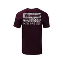 MTN OPS Men's Range Short Sleeve Crew Neck T Shirt Maroon 2XL - MTN OPS