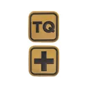 High Speed Gear Medical Patch Combo TQ and Plus Sign PVC 1.25" x 1.25" Coyote - High Speed Gear