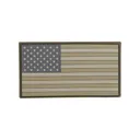 Maxpedition USA Flag PVC Morale Patch Large Tan and Green 3.25" x 1.75" - Maxpedition Hard-Use Gear