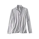 Orvis Men's Sun Defense Quarter Zip Shirt Light Gray Medium - Orvis
