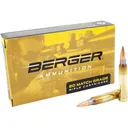 Berger Match Grade 223 Remington Ammo 69 Grain Hybrid OTM Tactical Jacketed Hollow Point Box of 20 - Berger Bullets