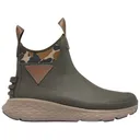 Columbia Men's Dry Tortugas Deck Boots Rubber Deep Olive/Cedar 11 D - Columbia