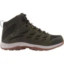 Columbia Men's Crestwood Mid Waterproof Hiking Boots Leather Deep Olive Stinger 12 D - Columbia