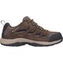 Columbia Men's Crestwood Waterproof Hiking Shoes Leather Mud/Squash 14 D - Columbia