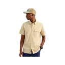 Huk Men's Icon Short Sleeve Shirt River Rock Medium - Huk