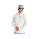 Huk Men's Airweight Hoodie White Medium - Huk