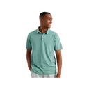 Huk Men's Pursuit Short Sleeve Polo Mineral Blue Heather 2XL - Huk